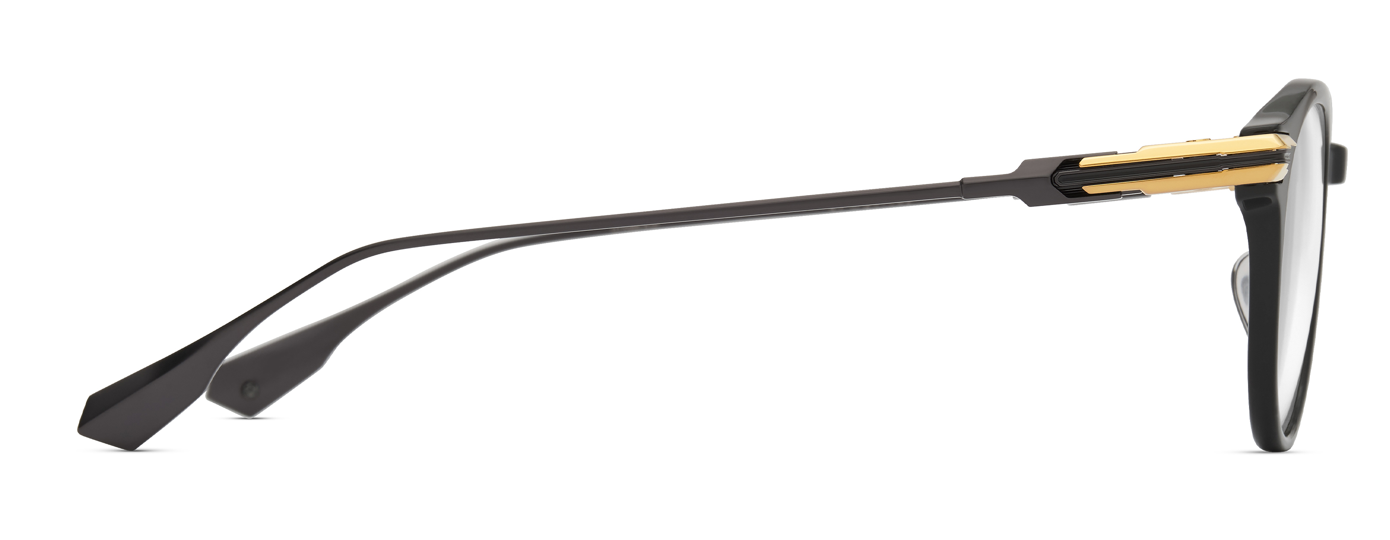 Color_DTX485-A-01 - Black - Yellow Gold - Black Iron / Clear