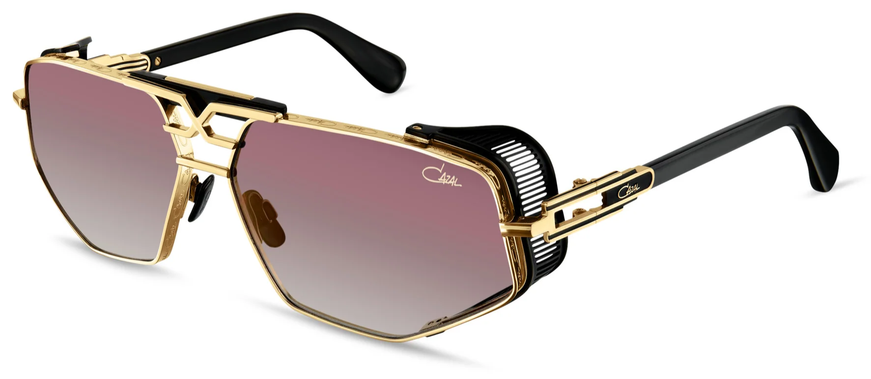 Color_ 001 BLACK - GOLD / GREY GRADIENT-AR COATED