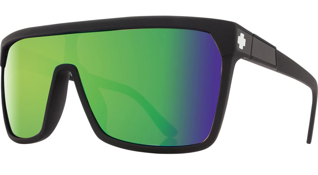 Color_670323374225 - Matte Black - Happy Bronze with Green Spectra Mirror