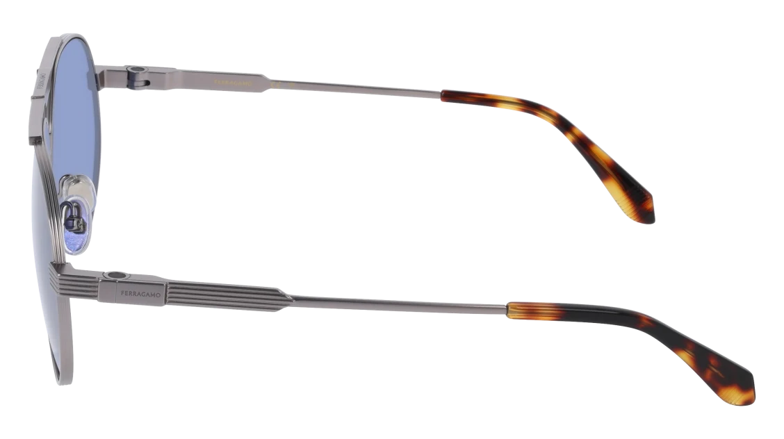 Color_(021) Matte Light Ruthenium Titanium/ Blue