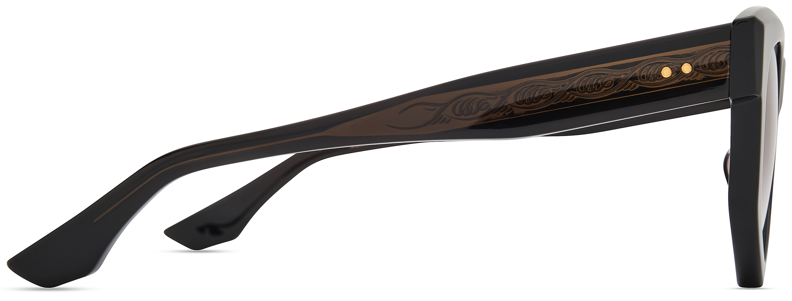 Color_DTS755-A-01 BLACK GLASS / GREY TO CLEAR GRADIENT