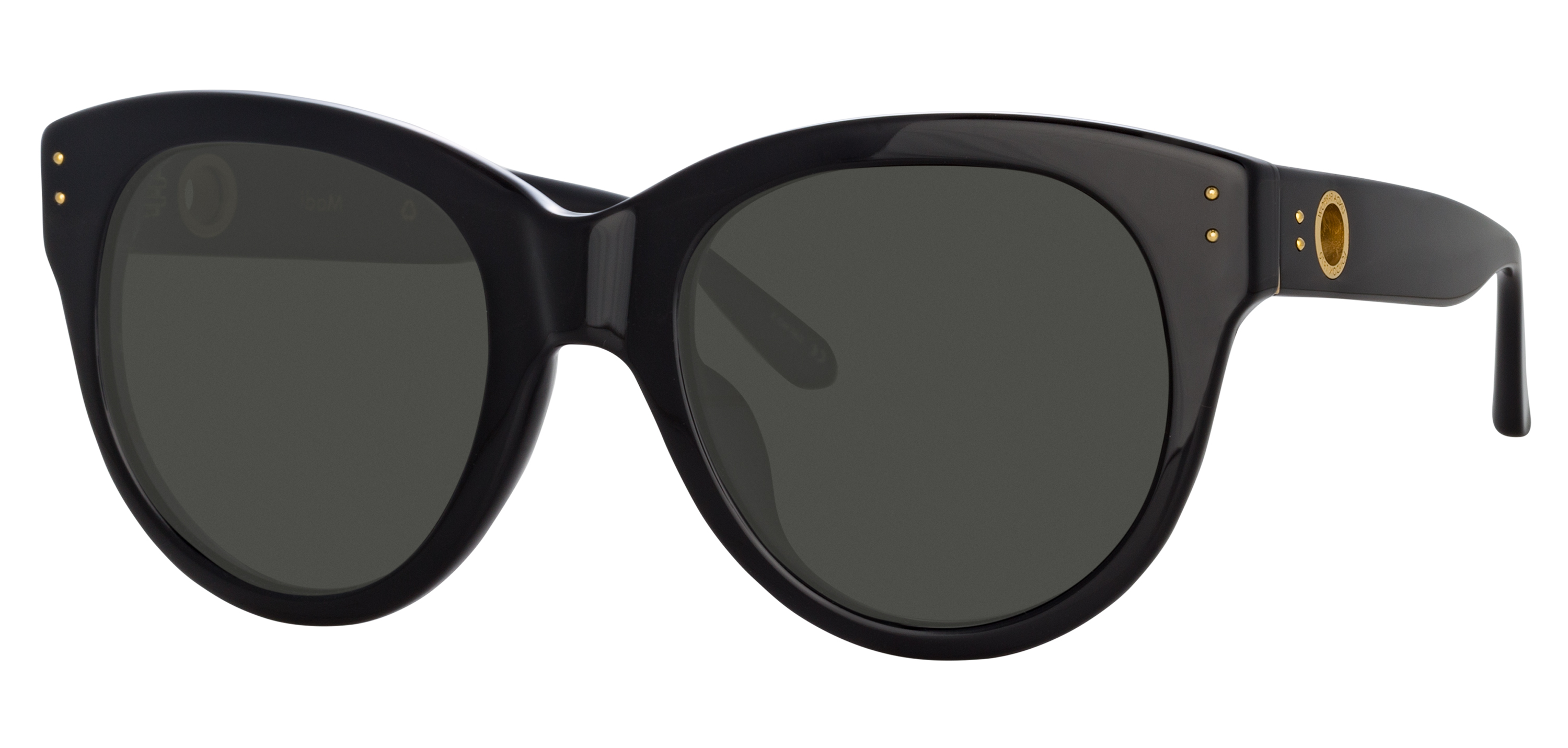 Color_LFL1257C1SUN - Madi Oversized Sunglasses in Black and Solid Grey