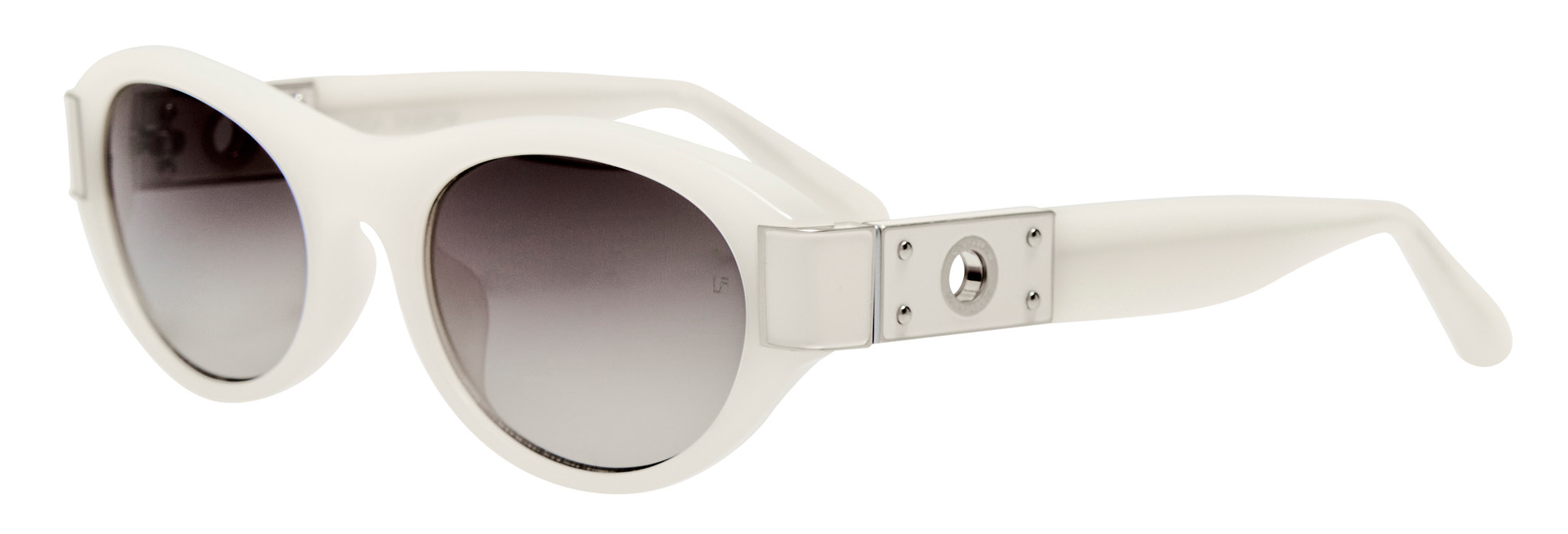 Color_LFL1663C2SUN - Sirena Wrap Frame Sunglasses Cream and Grey Grad.