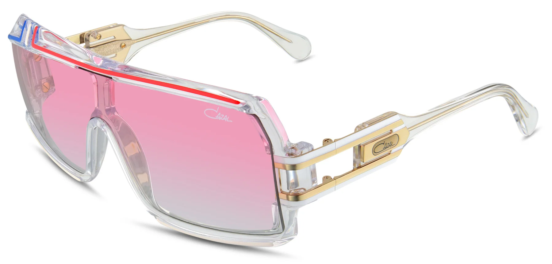 Color_252 CRYSTAL - GOLD / BORDEAUX GRADIENT ANTI-REFLECTIVE