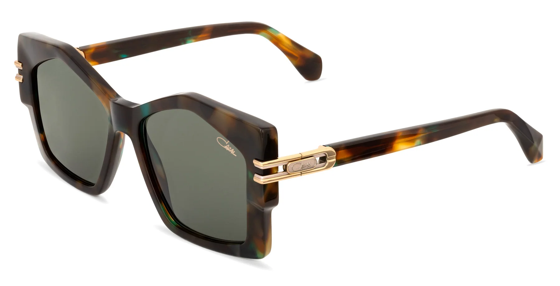 Color_003 - Havana - Rose Gold / Green AR coated
