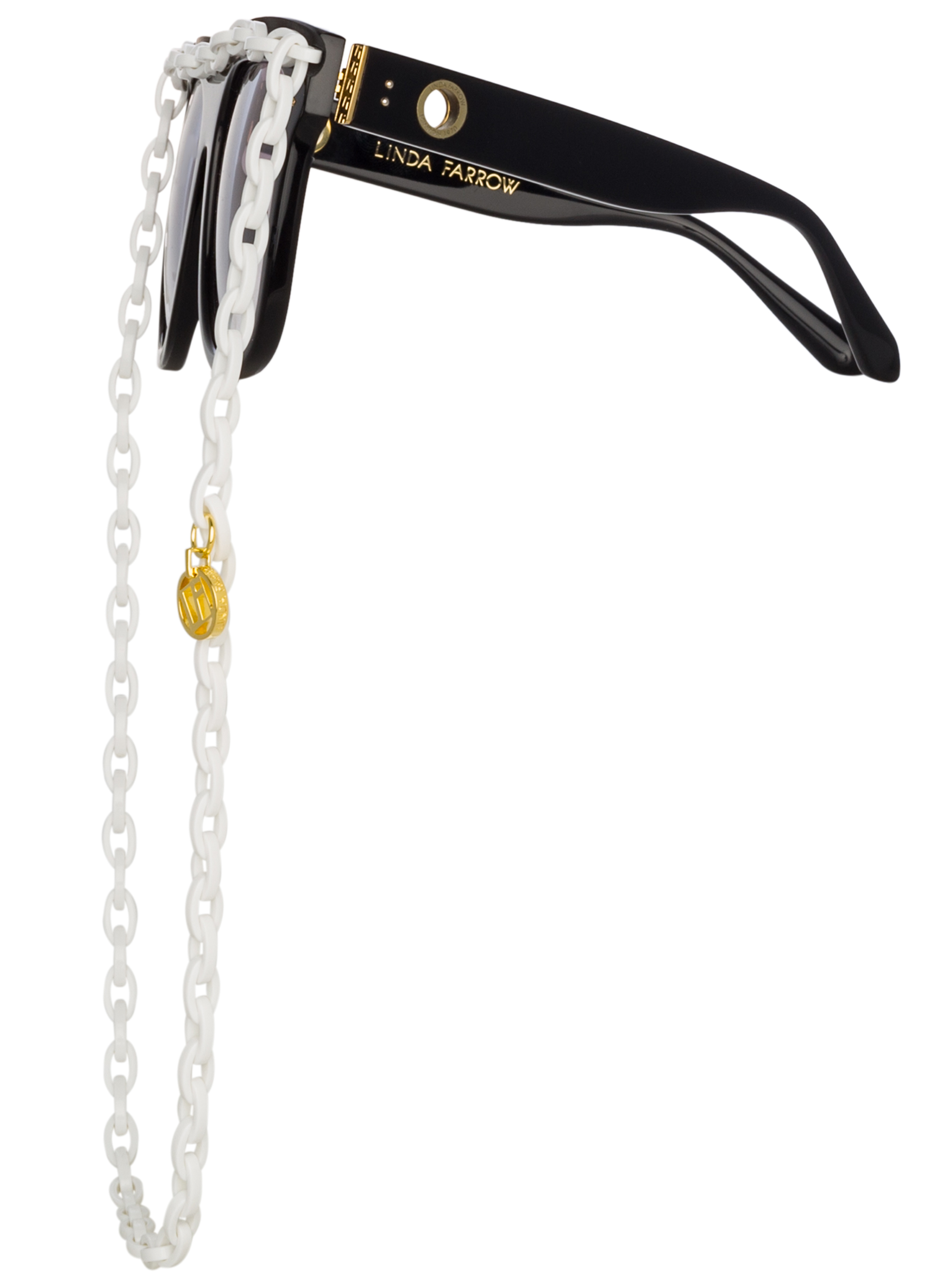 Color_LFL1304C2SUN - Dakota Flat Top Sunglasses in Black and Grey Grad