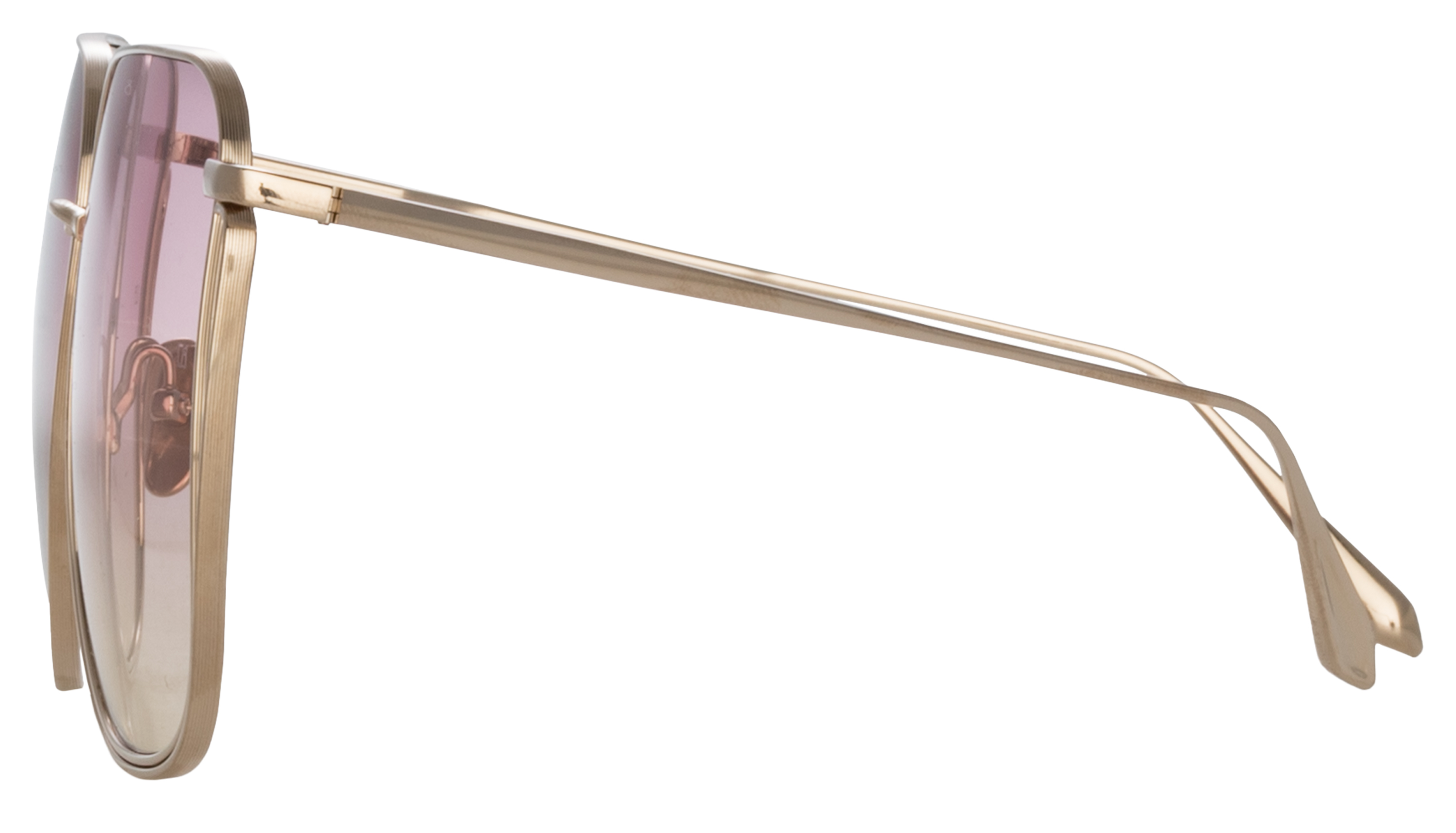 Color_LFL1347C4SUN - Camry Oversized Sunglasses in Light Gold and Lilac Grad