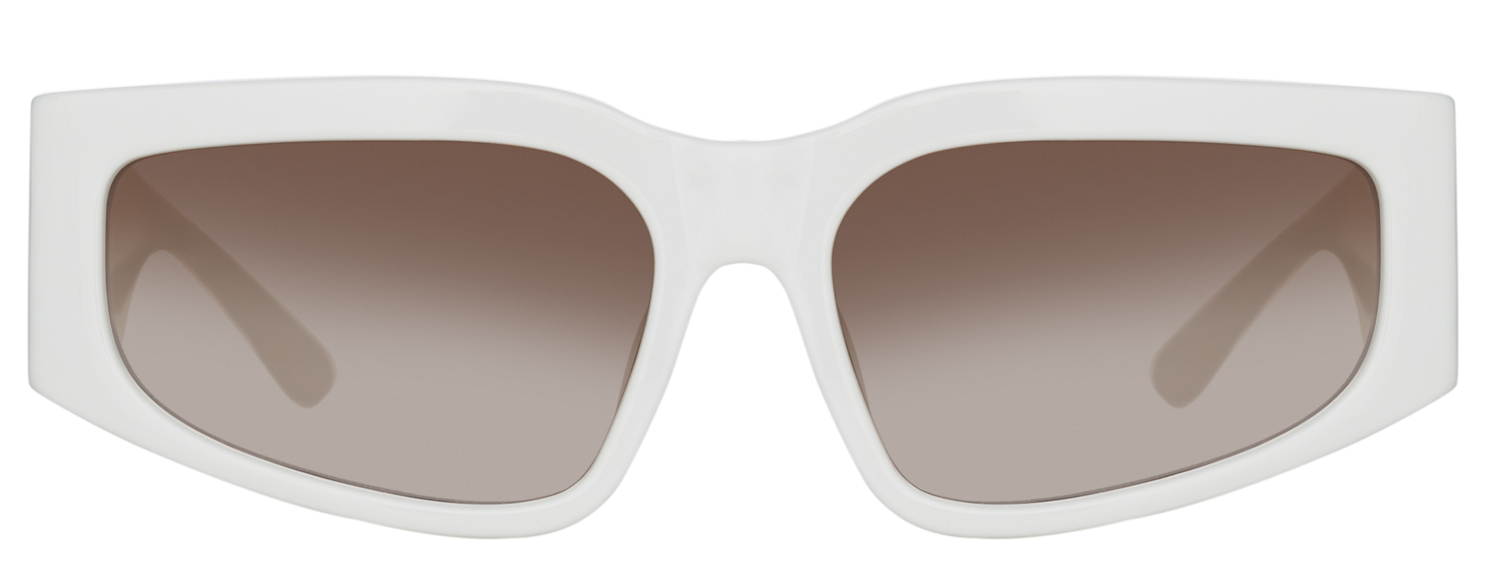 Color_LFL1351C3SUN - Senna Cat Eye Sunglasses in White and Mocha Grad