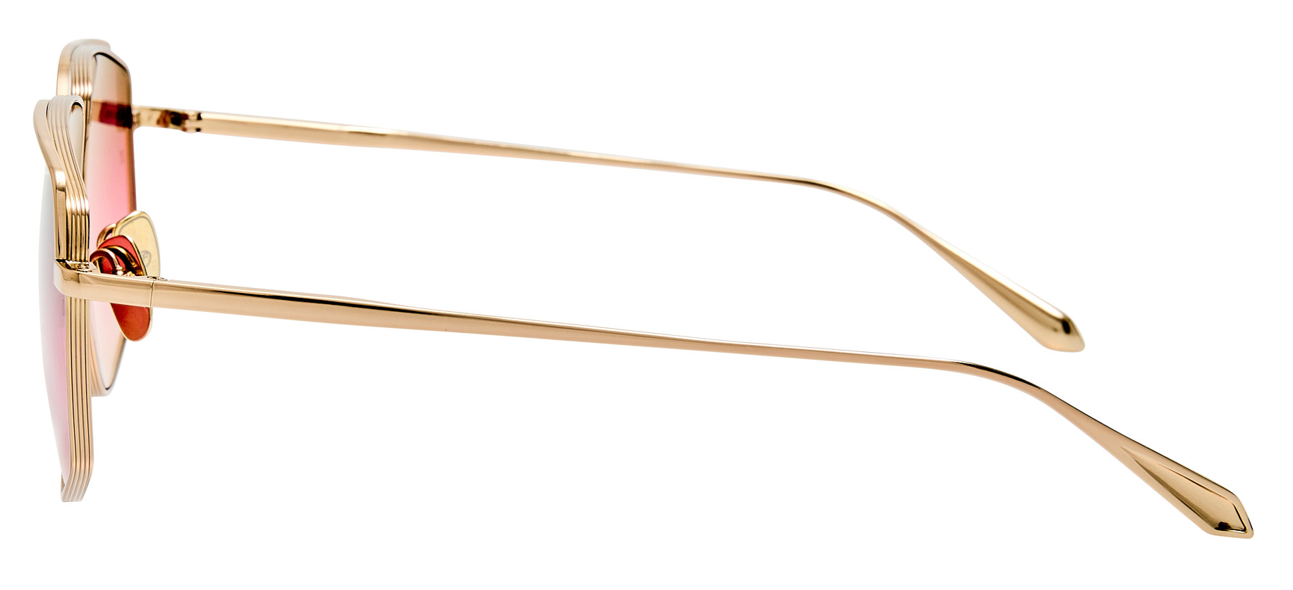 Color_LFL1596C3SUN - Miranda Oversized Frame Sunglasses Yellow Gold and Pink Grad