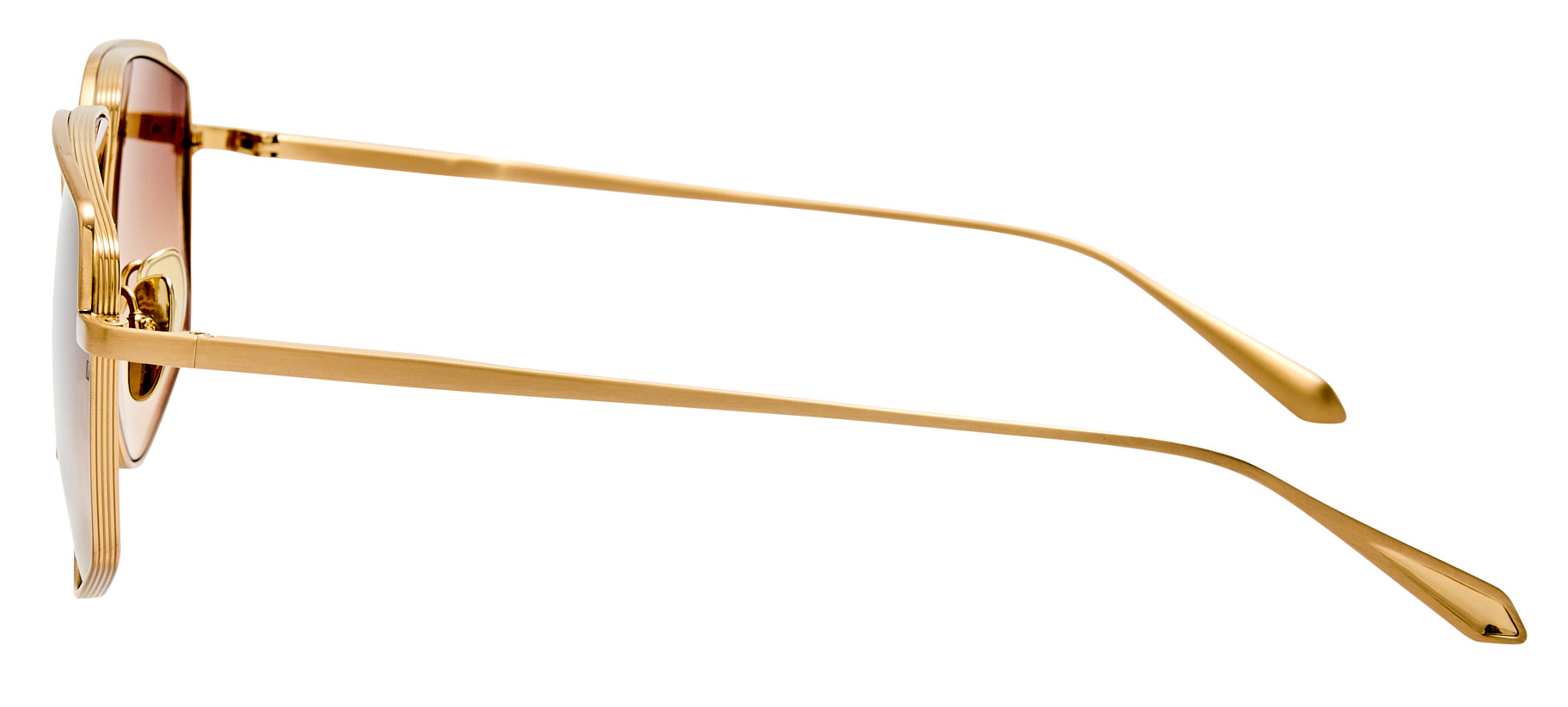 Color_LFL1596C1SUN - Miranda Oversized Frame Sunglasses Yellow Gold and Mocha Grad