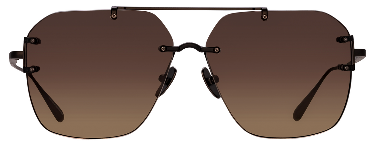 Color_LFL1312C2SUN - Reyner Aviator Sunglasses in Light Gold and Mocha Gradient
