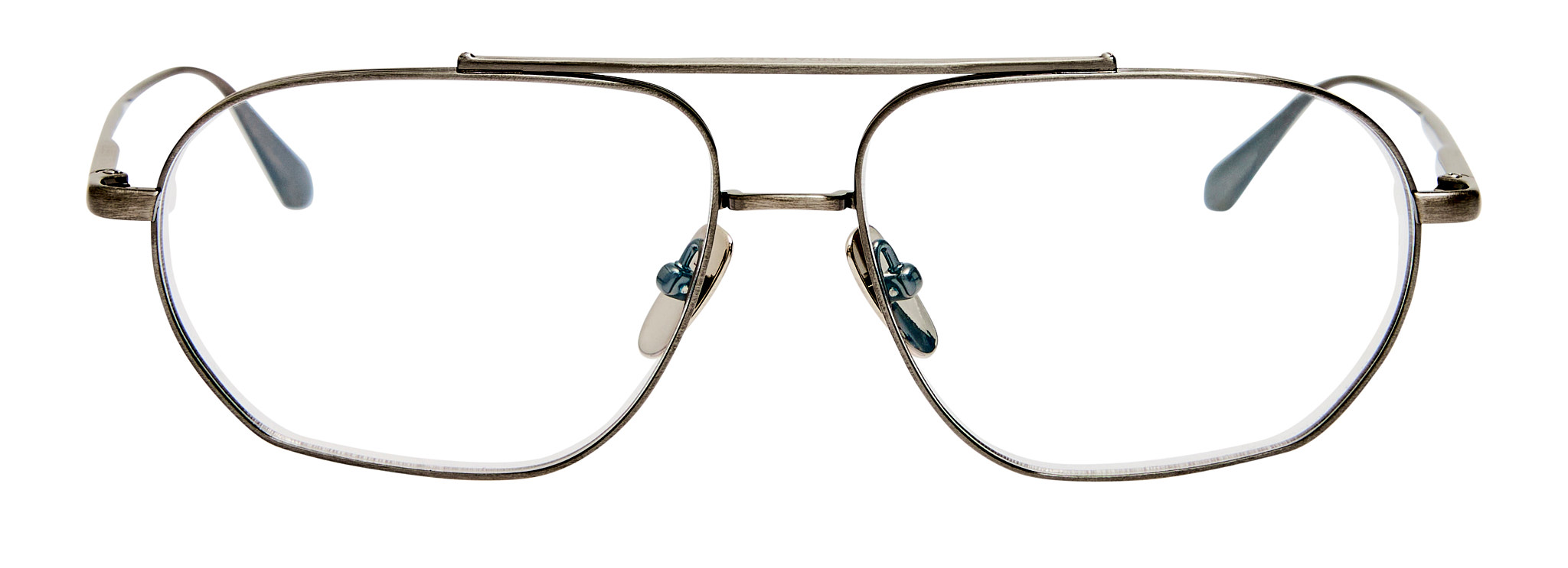 Color_LFL1684C3SUN -  Arden Aviator Frame Sunglasses Matt Antique Silver and Grey Photochrome