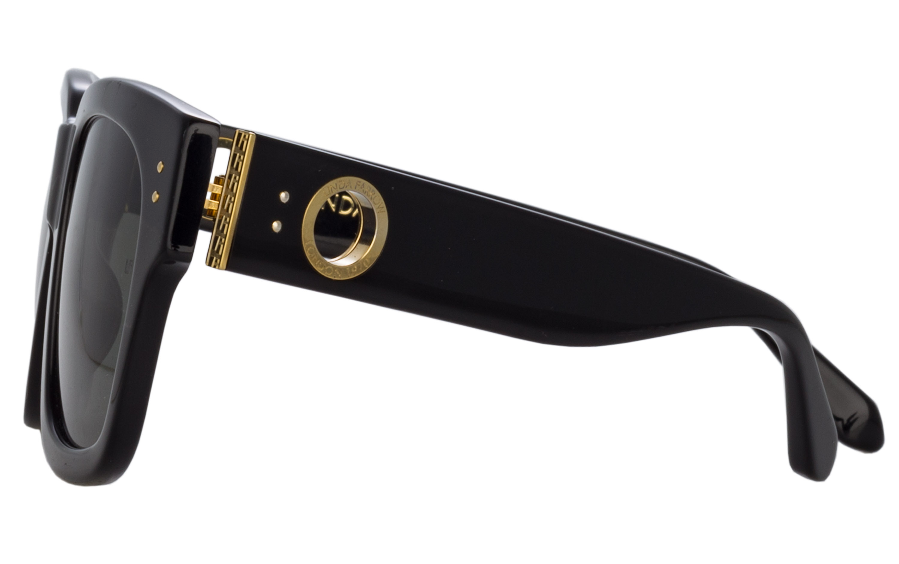 Color_LFLC1001C1SUN - Amber D-Frame Sunglasses in Black