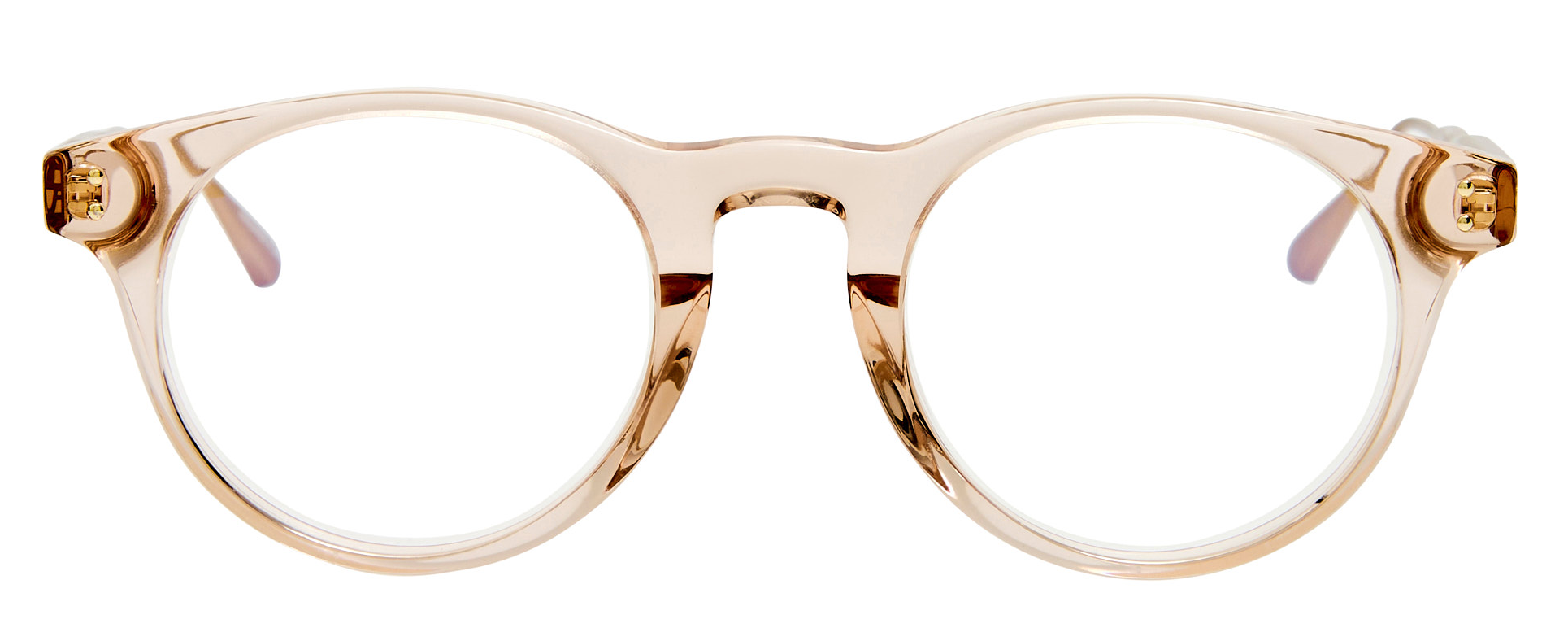 Color_LFL1685C3OPT - Adair Oval Eyeglasses in Nude Matte Champagne and Clear