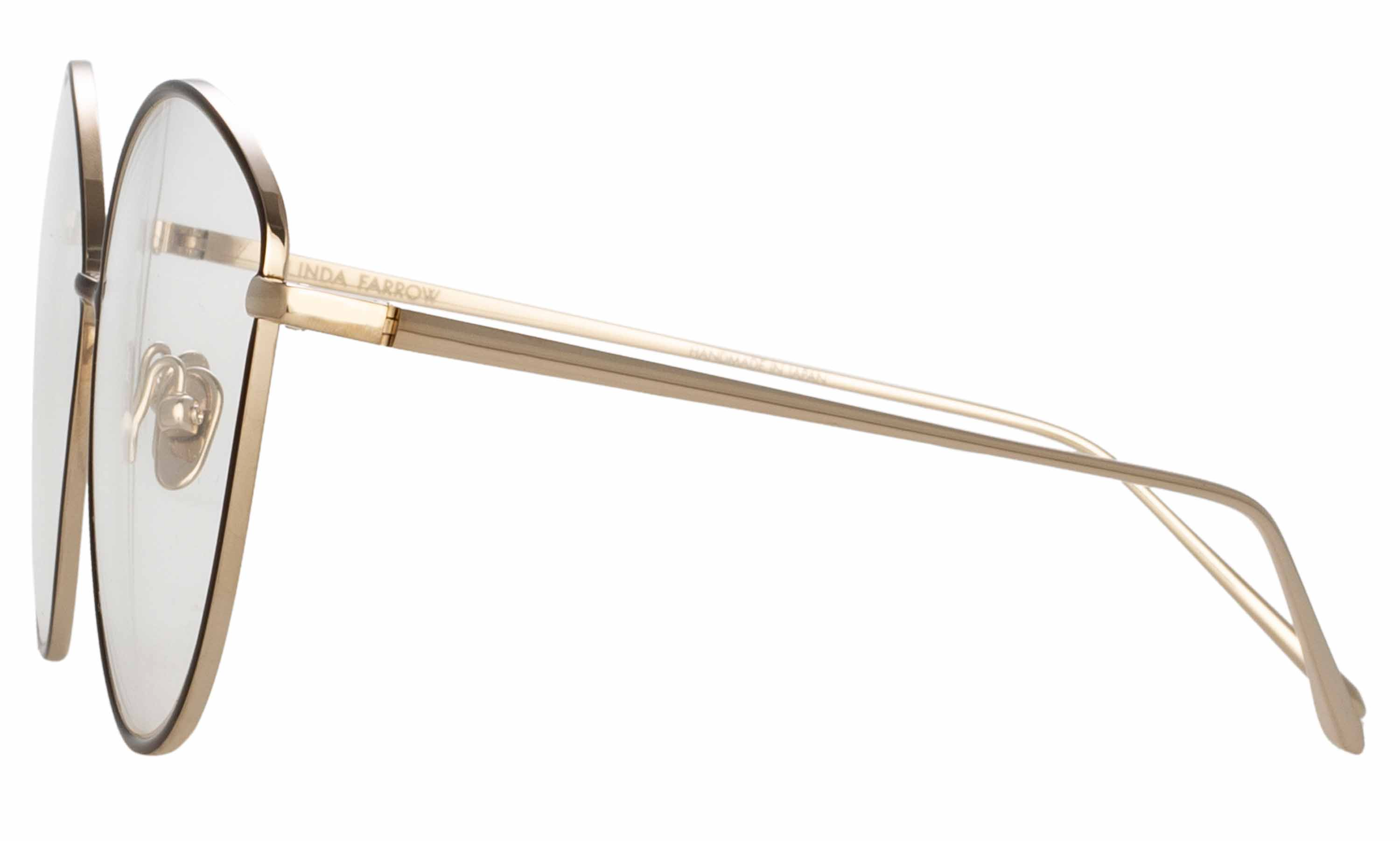 Color_LFL1149C6OPT - Francis Cat Eye Optical Frame in Yellow Gold