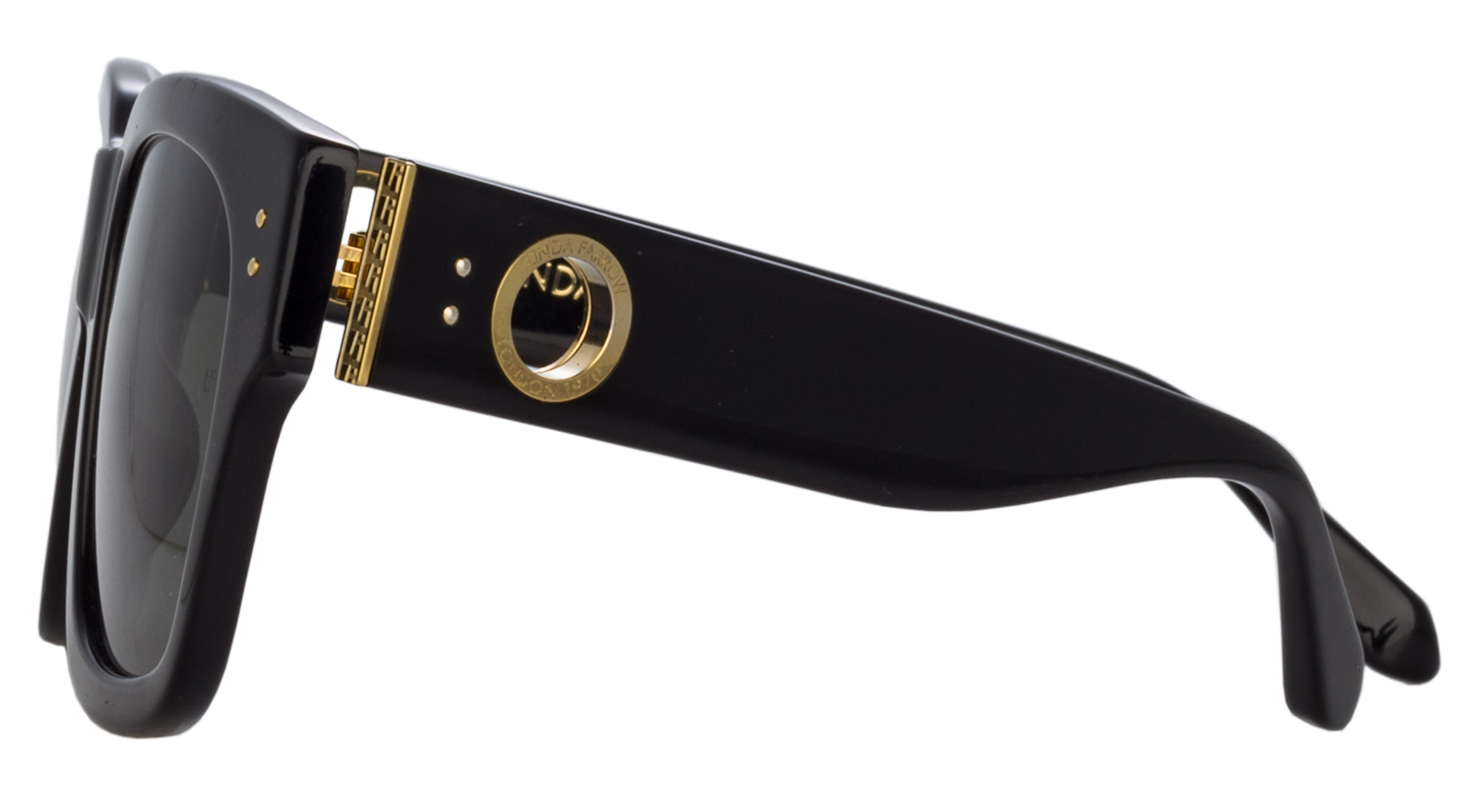  Color_LFLC1001C1SUN - Amber D-Frame Sunglasses in Black