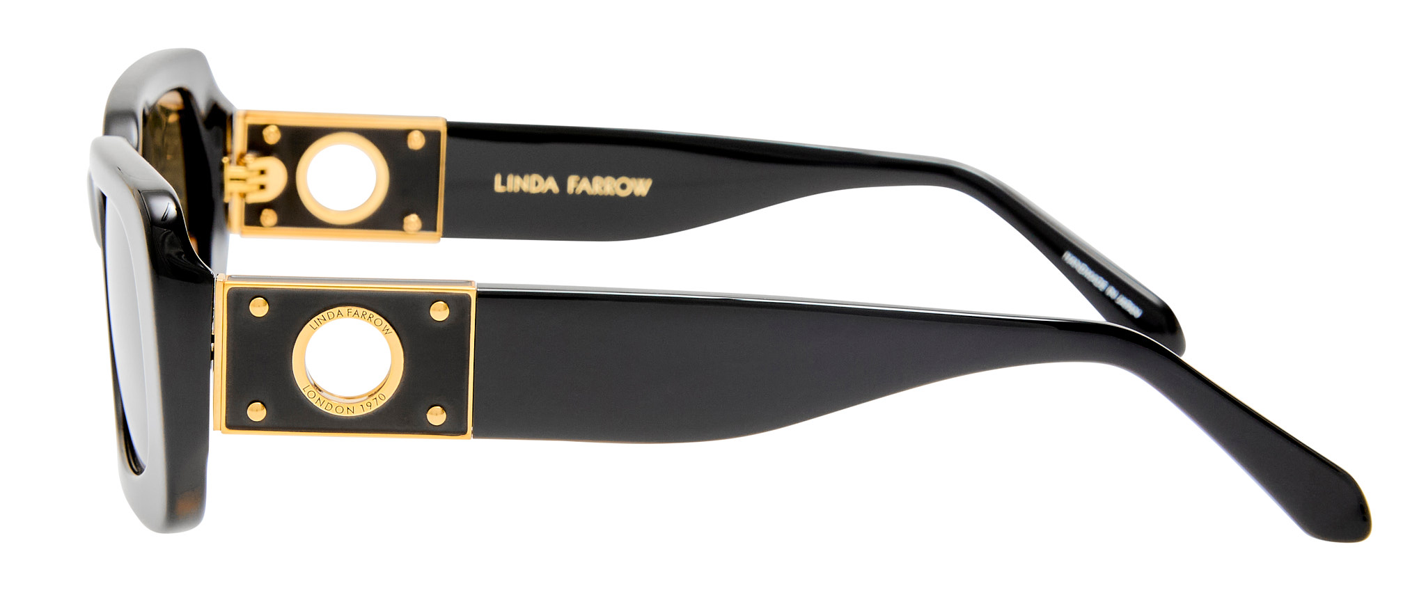 Color_LFL1680C1SUN - Belle Rectagular Frame Sunglasses Black and Grey