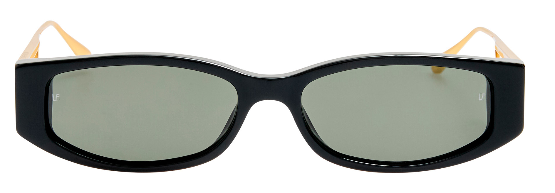 Color_LFL1649C1SUN - Susie Oval Frame Sunglasses in Black and Grey