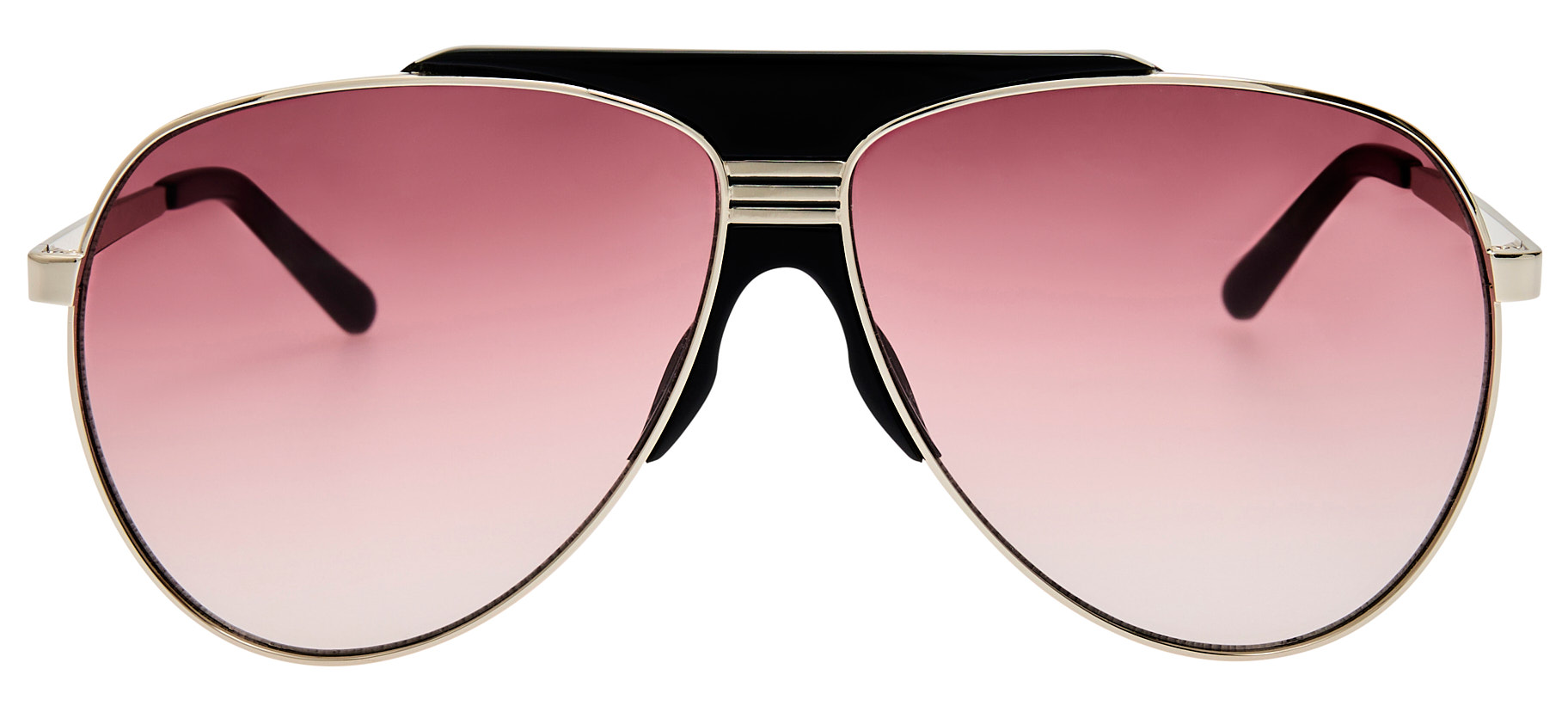 Color_ATTICO78C2SUN - The Attico Amelia Aviator Sunglasses in White Gold and Purple