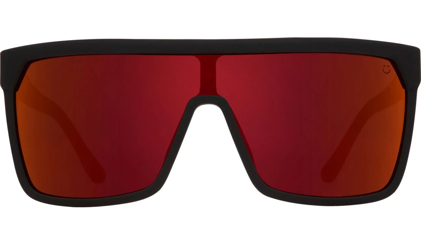 Color_670323803673 - Soft Black Matte Red Fade - HD Plus Grey Green with Red Light Spectra Mirror