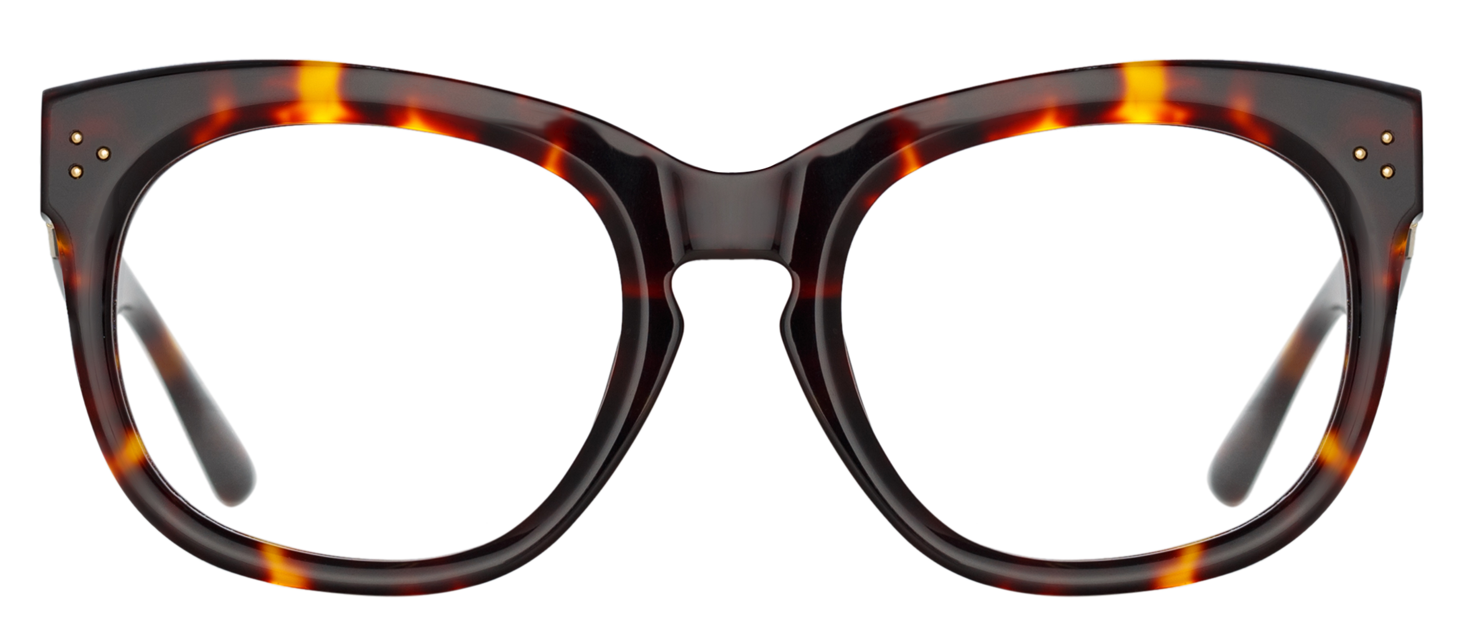 Color_LFL1384C4OPT - Jenson D-Frame Eyeglasses in Dark T-Shell and Clear 