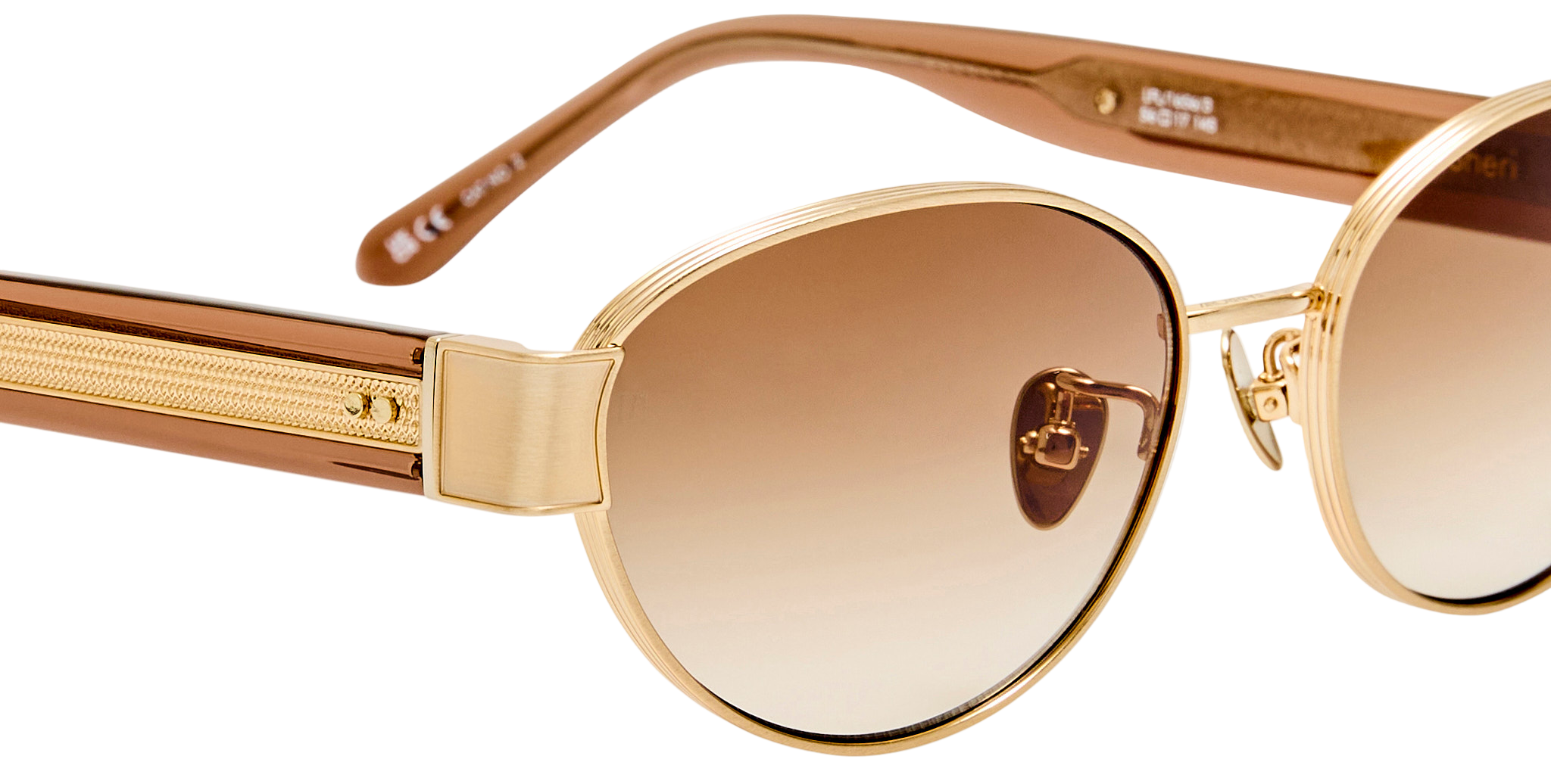 Color_LFL1656C3SUN - Sheri Cat-Eye Sunglasses in Matt Champagne and Mocha Grad