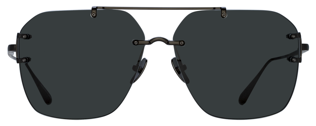 Color_LFL1312C3SUN - Reyner Aviator Sunglasses in Matt Nickel and Grey