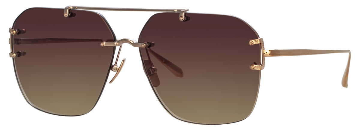Color_LFL1312C2SUN - Reyner Aviator Sunglasses in Light Gold and Mocha Gradient