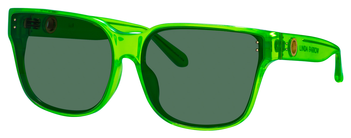 Color_LFL1467C3SUN - Rui Oversized Sunglasses in Lime and Green