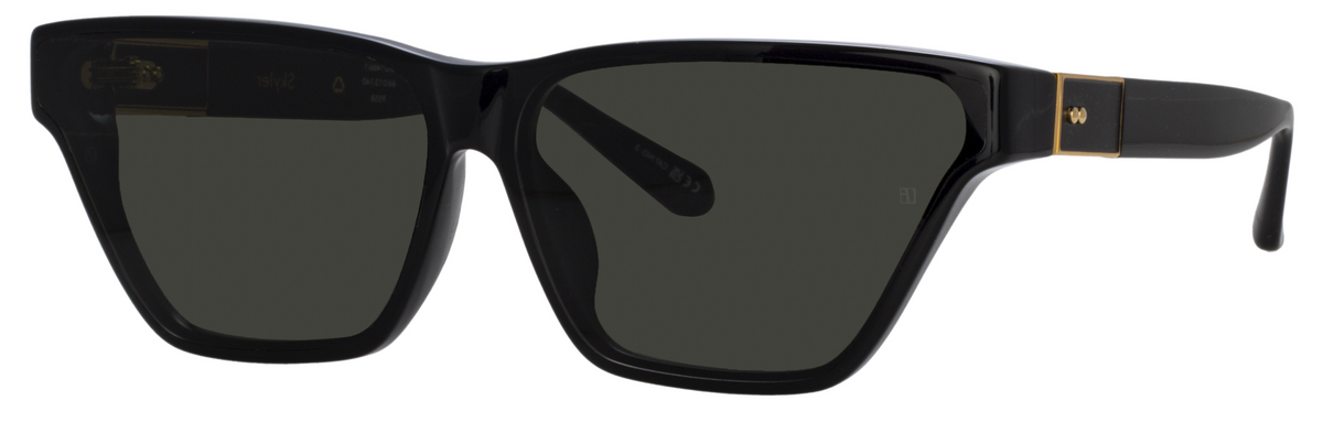 Color_LFL1466C1SUN - Skyler Cat Eye Sunglasses in Black and Grey