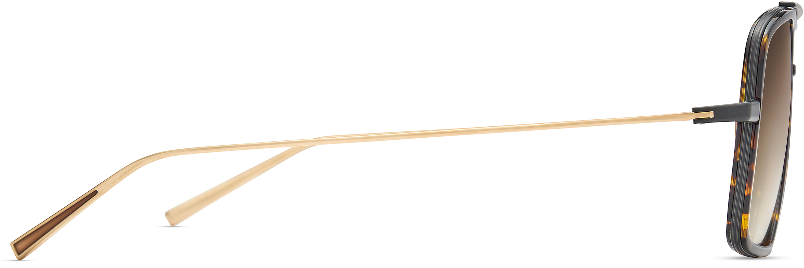 Color_DTS471-A-03 MATTE BLACK-DARK TORTOISE / DARK BROWN TO CLEAR GRADIENT