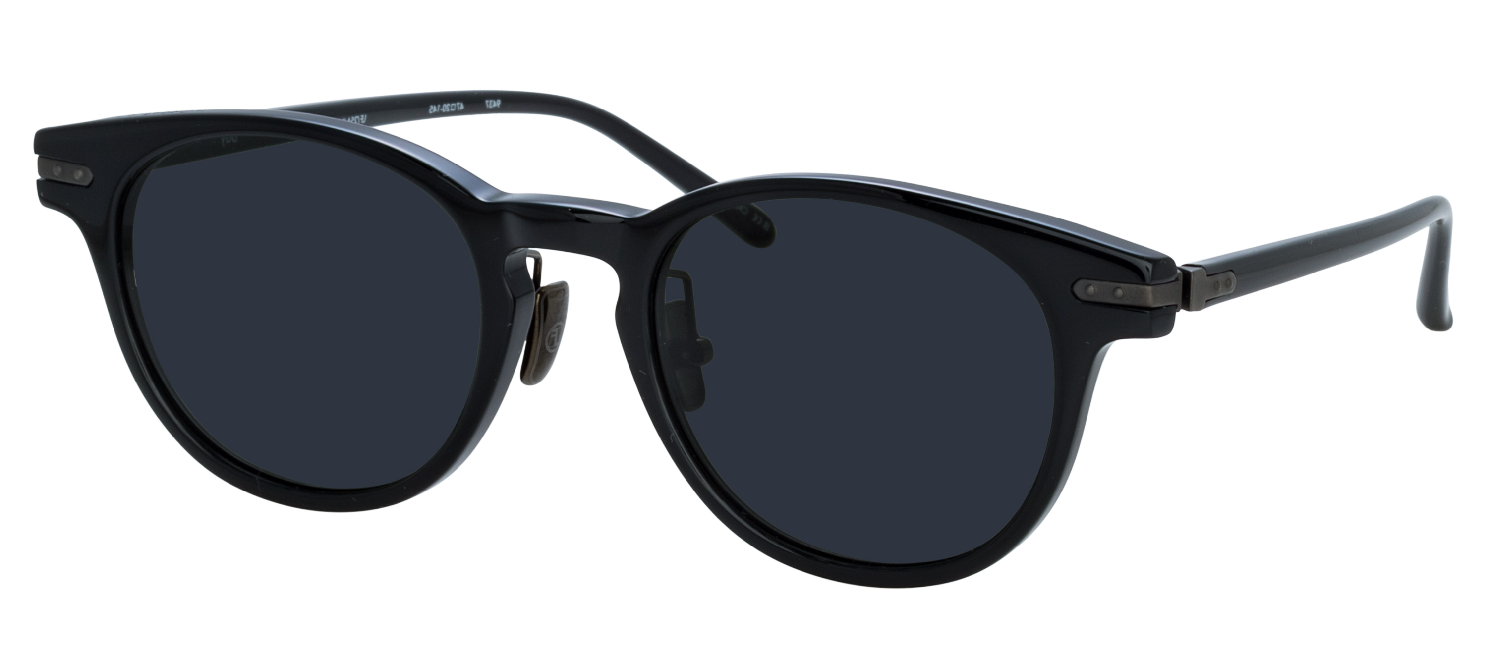 Color_LF25AC17SUN - Linda Farrow D-Frame in Black Sunglases