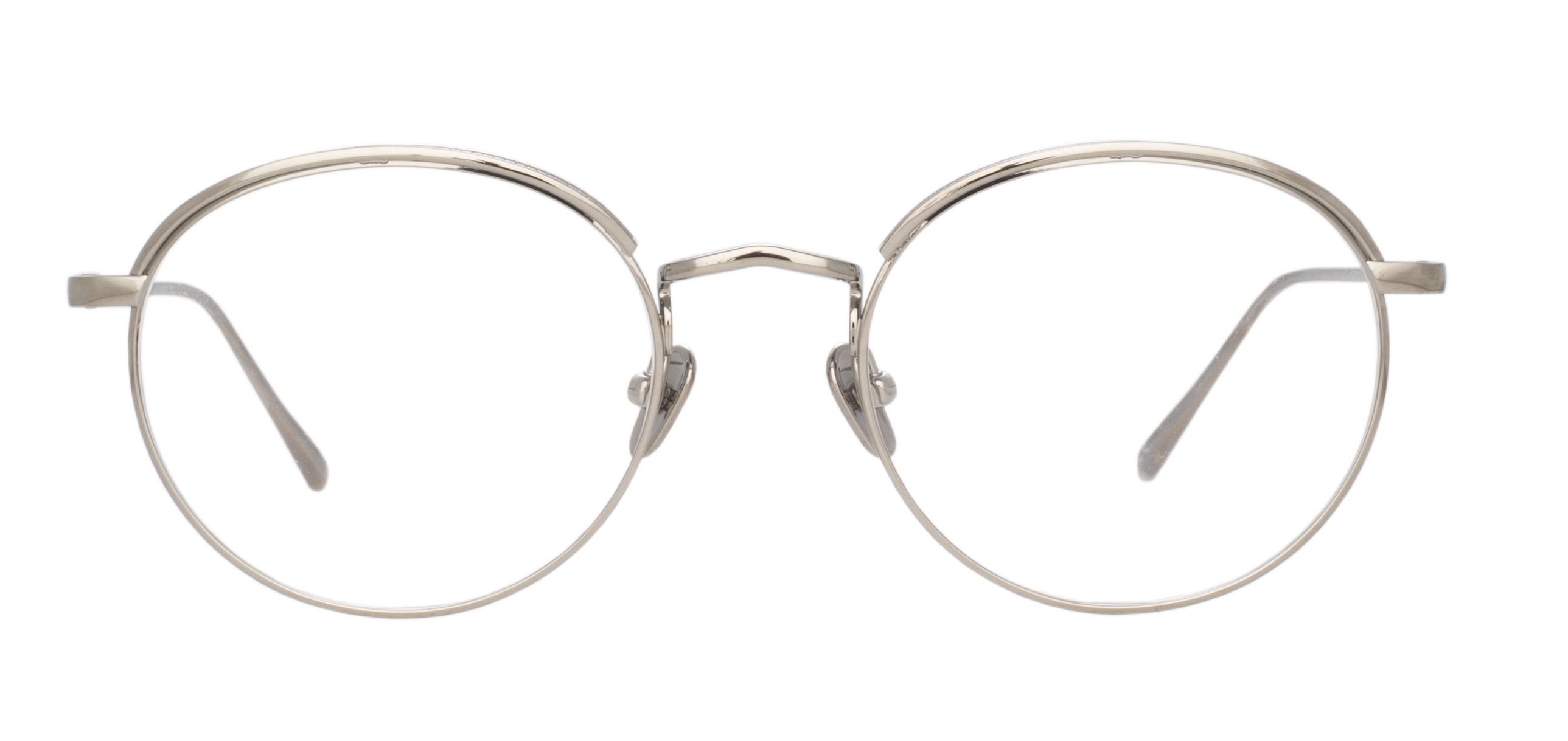 Color_LFL1076C6OPT - Marlon Oval Eyeglasses  in Titanium White Gold