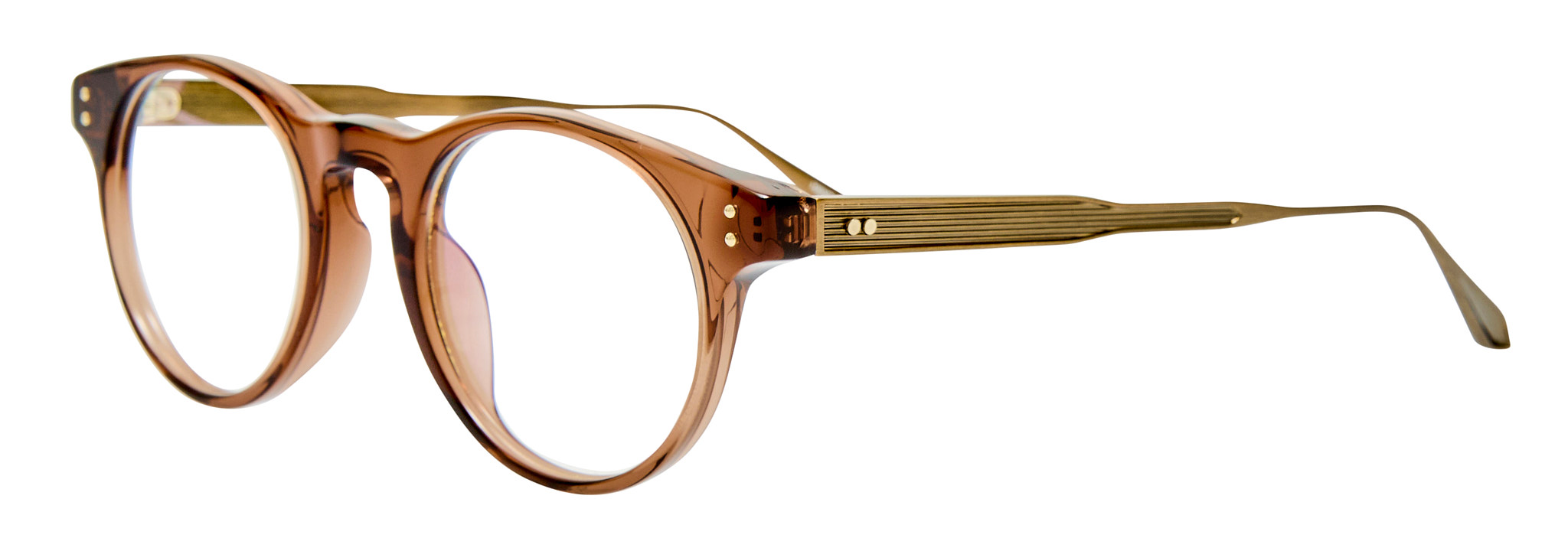 Color_LFL1685C2OPT - Adair Oval Eyeglasses in Brown and Clear
