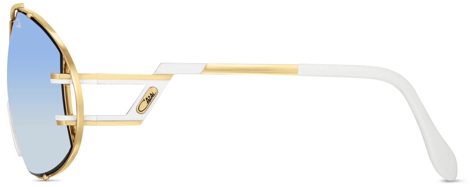 Color_332 GOLD MILKY WHITE / BLUE GRADIENT ANTI-REFLECTIVE