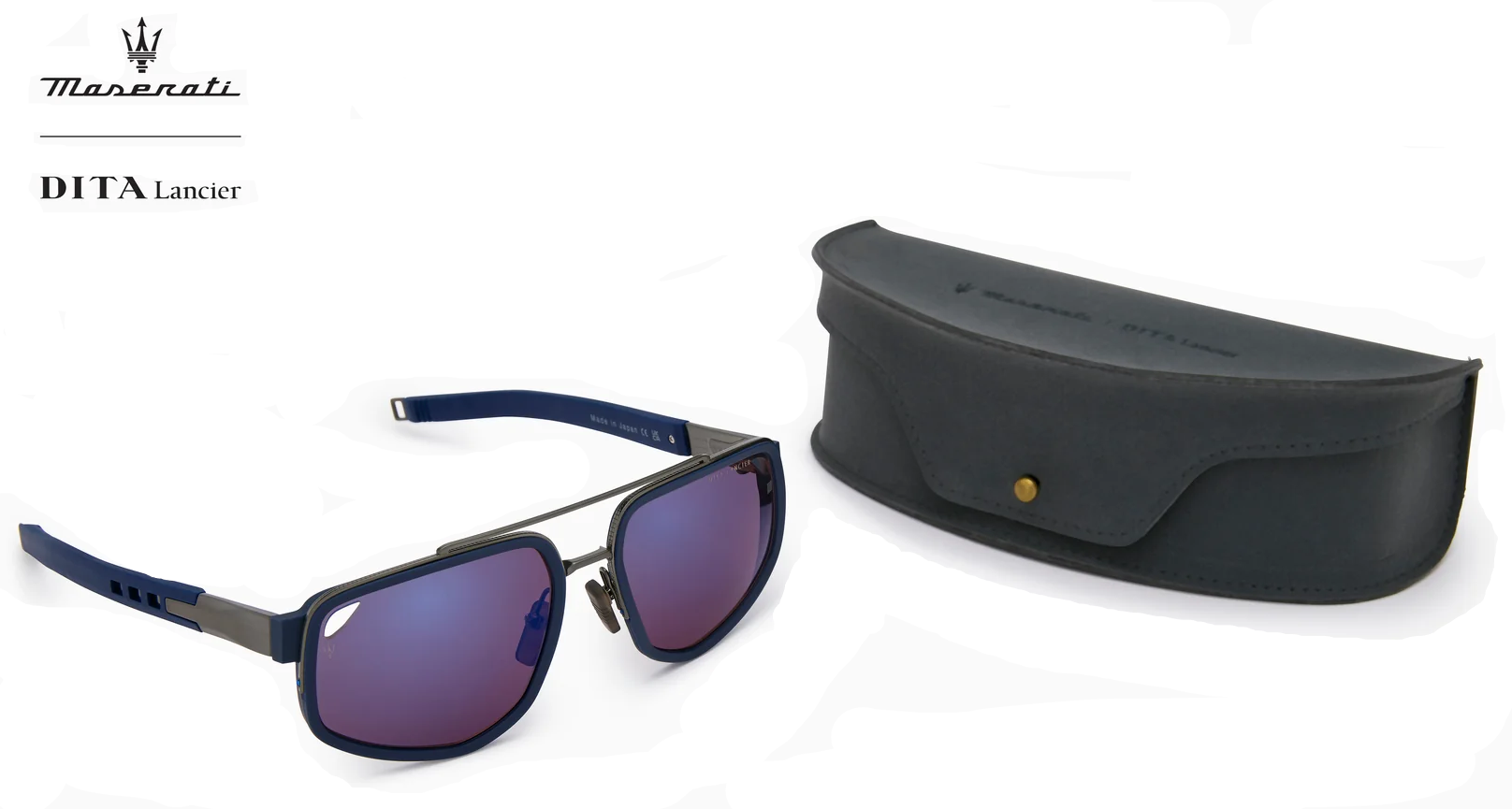 Color_DLS333-A-03 - Brushed Antique Silver - Matte Navy / Land Lens - Blue Flash  Polarized