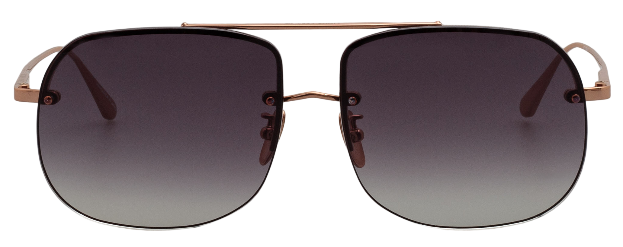 Color_LFL1539C3SUN - Seren Aviator Sunglasses in Rose Gold and Grey Grad