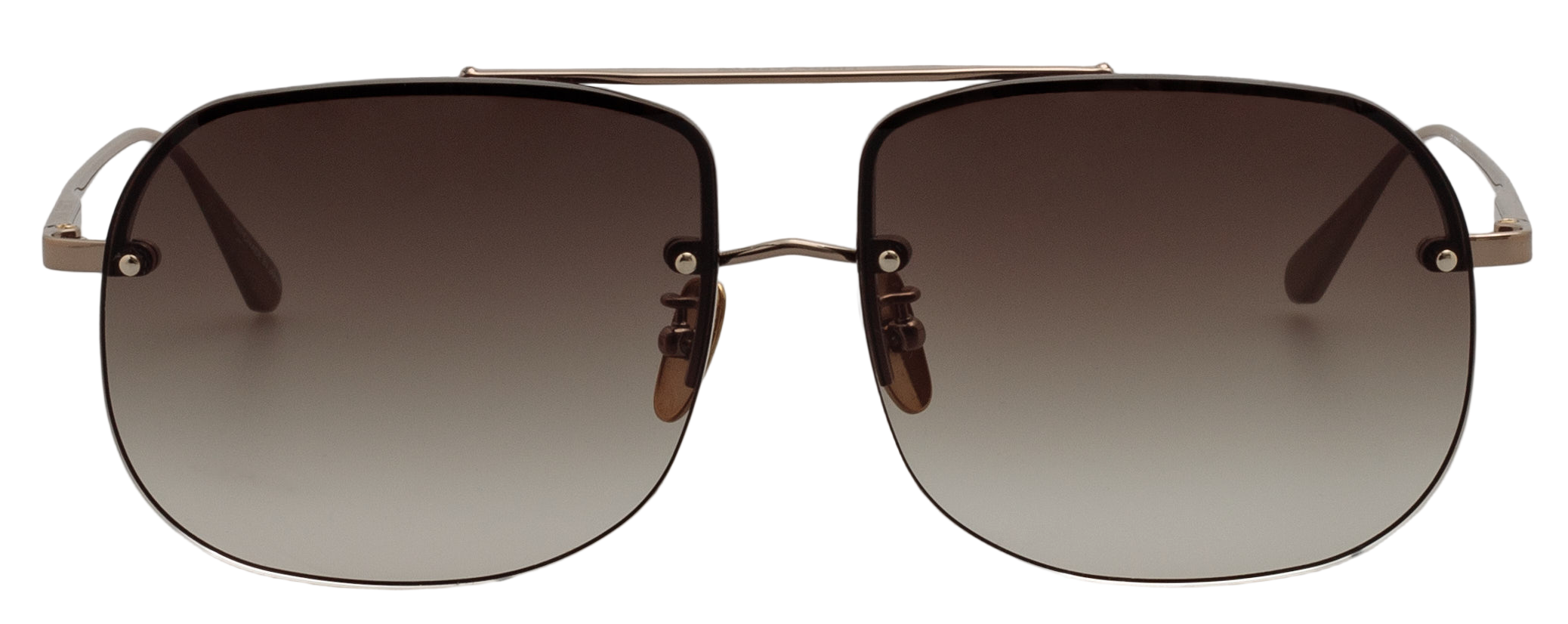 Color_LFL1539C1SUN - Seren Aviator Sunglasses in Yellow Gold and Mocha Grad