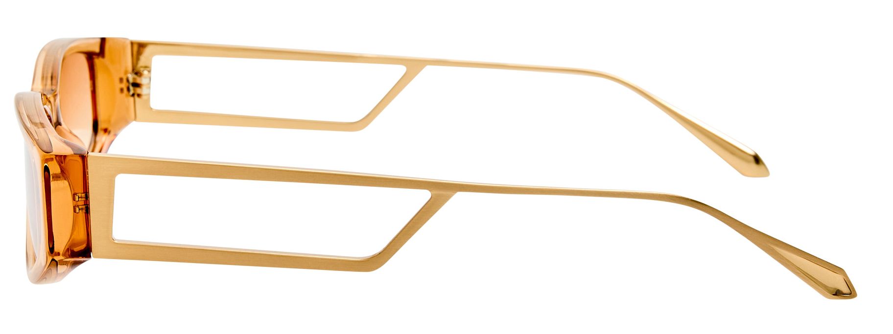 Color_LFL1649C4SUN - Susie Oval Frame Sunglasses in Orange and Camel Grad