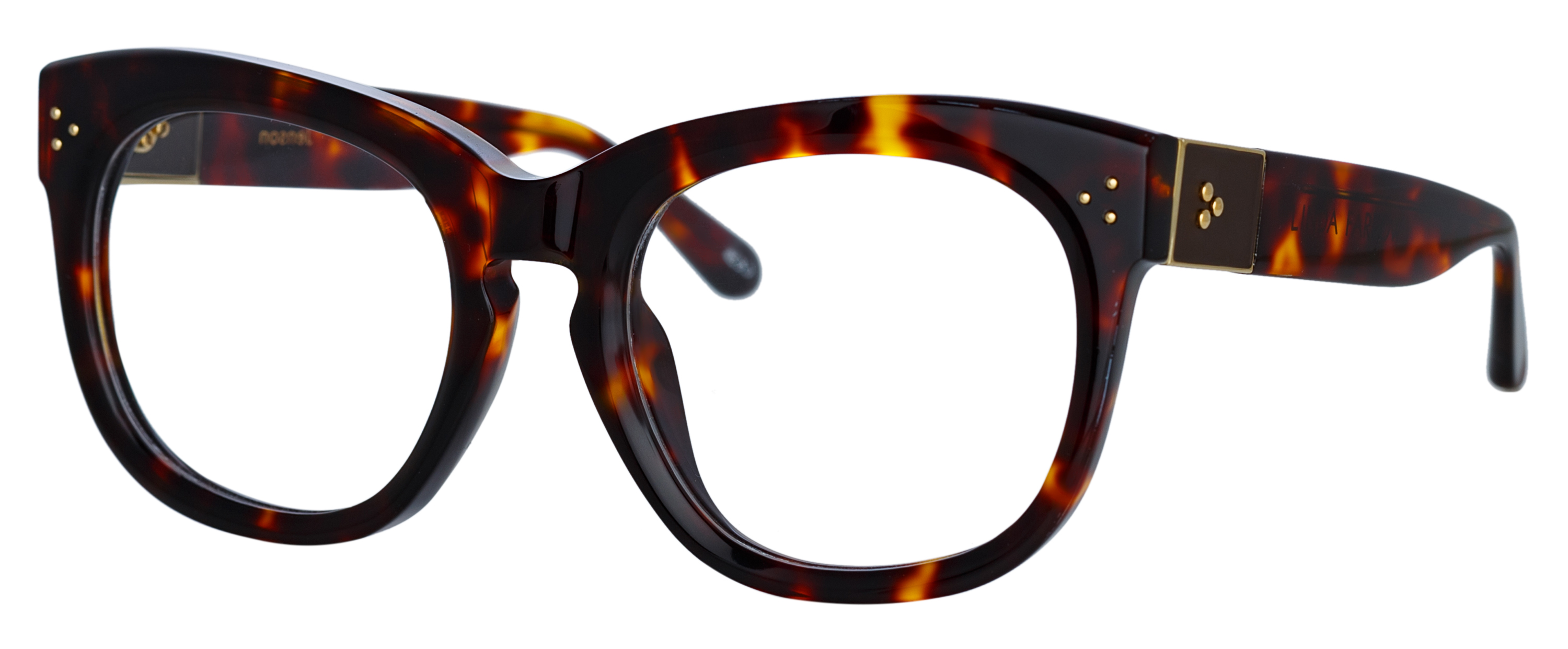 Color_LFL1384C4OPT - Jenson D-Frame Eyeglasses in Dark T-Shell and Clear 