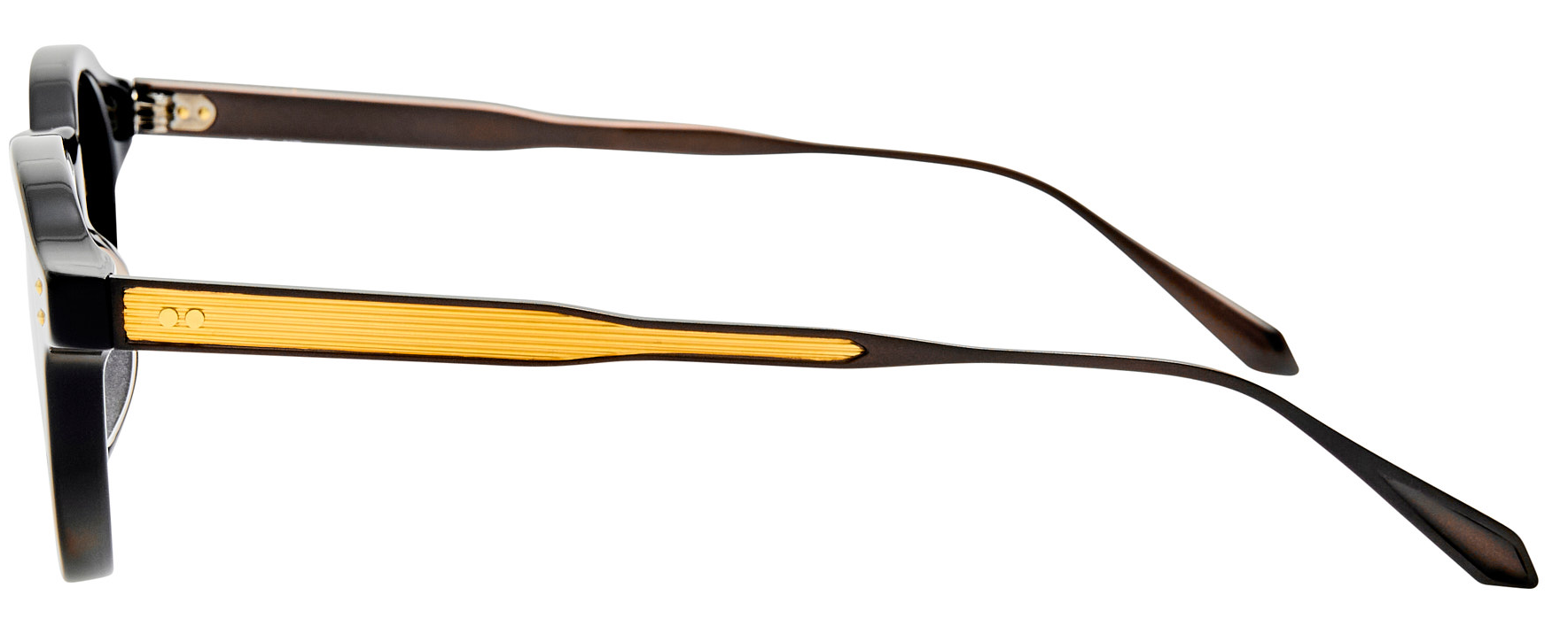Color_LFL1625C1SUN - Heath Oval Sunglasses in Black and Mocha Grad