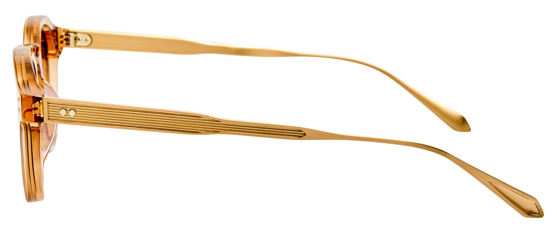 Color_LFL1625C4SUN - Heat Oval Sunglasses in Honey and Mocha Grad 