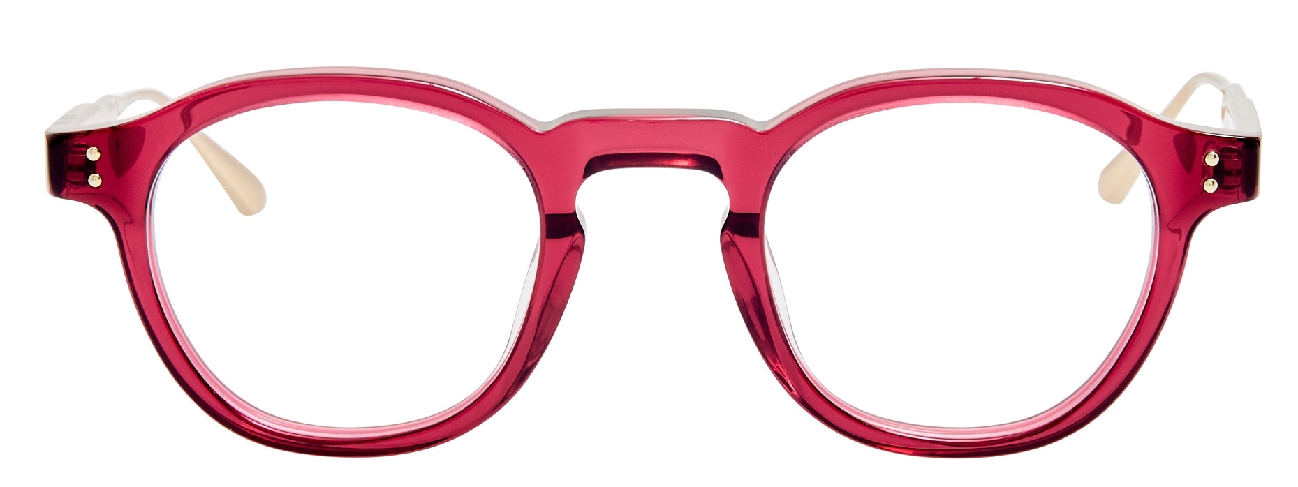 Color_LFL1625C8OPT - Heat Oval Optical Frame in Wine Light Gold
