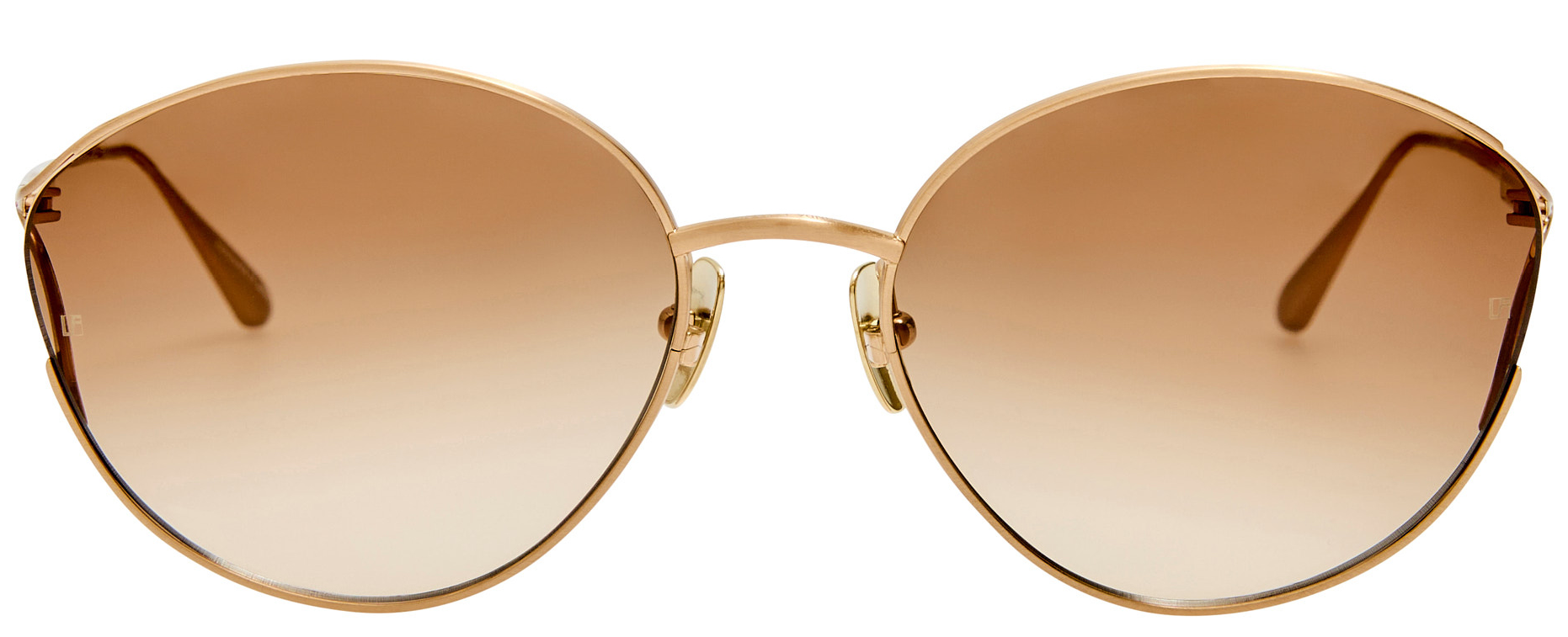 Color_LFL1455C8SUN - Fielder Cat Eye Sunglasses in Matt Champagne and Mocha Grad LIMITED EDITION