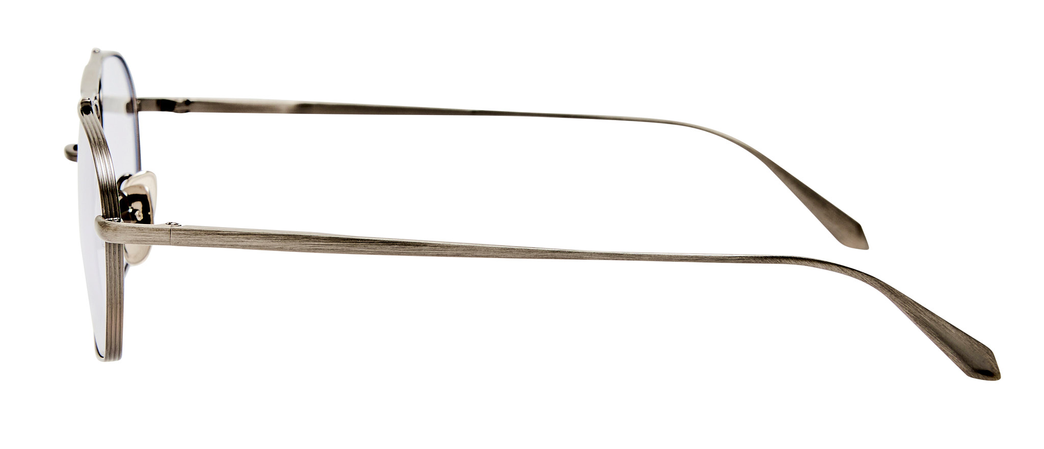 Color_LFL1684C3SUN -  Arden Aviator Frame Sunglasses Matt Antique Silver and Grey Photochrome