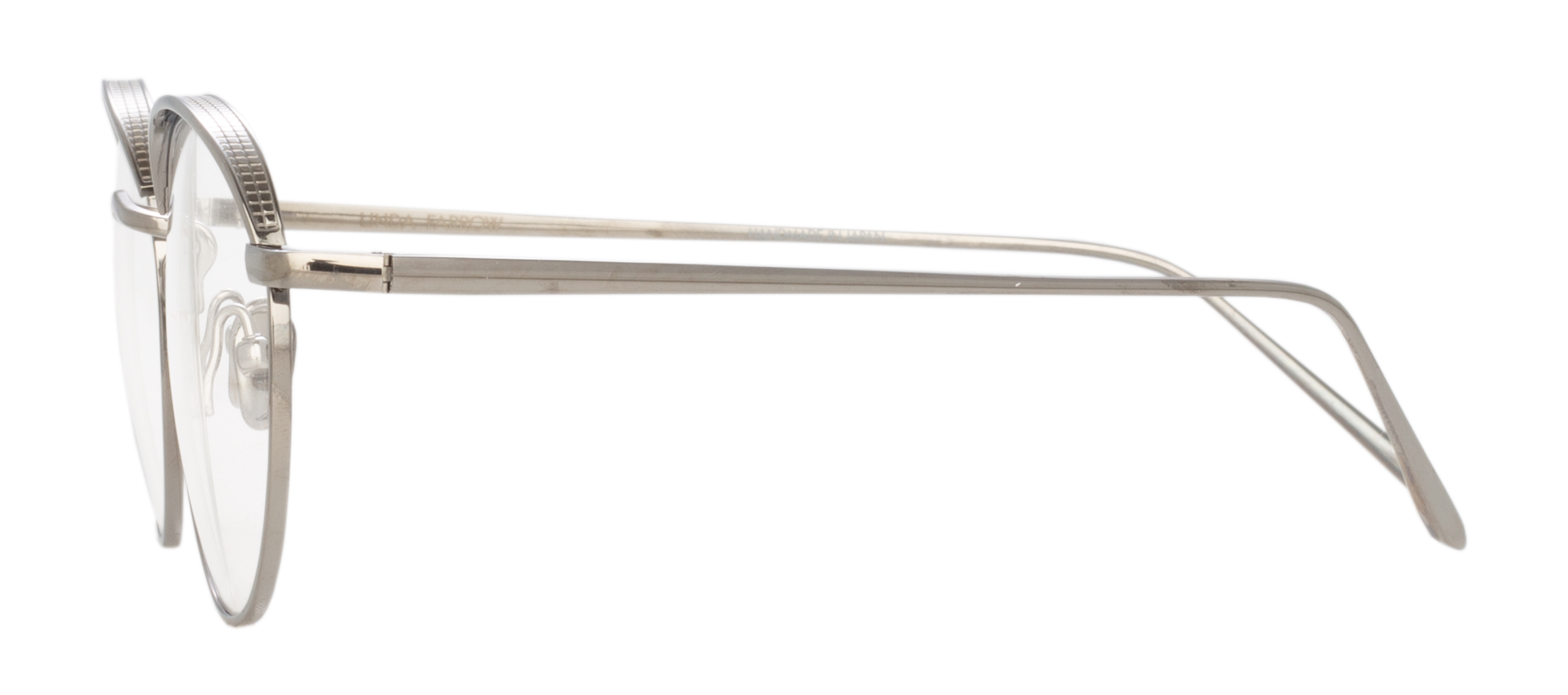 Color_LFL1076C6OPT - Marlon Oval Eyeglasses  in Titanium White Gold