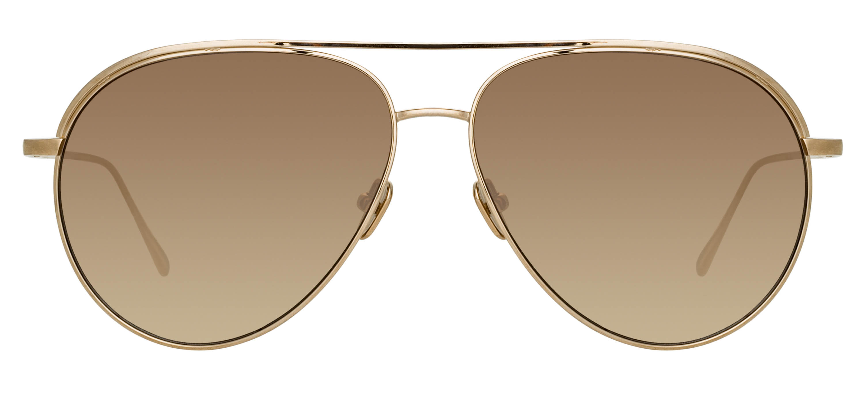 Color_LFL1078C6SUN - Roberts Aviator Sunglasses in Light Gold and Mocha