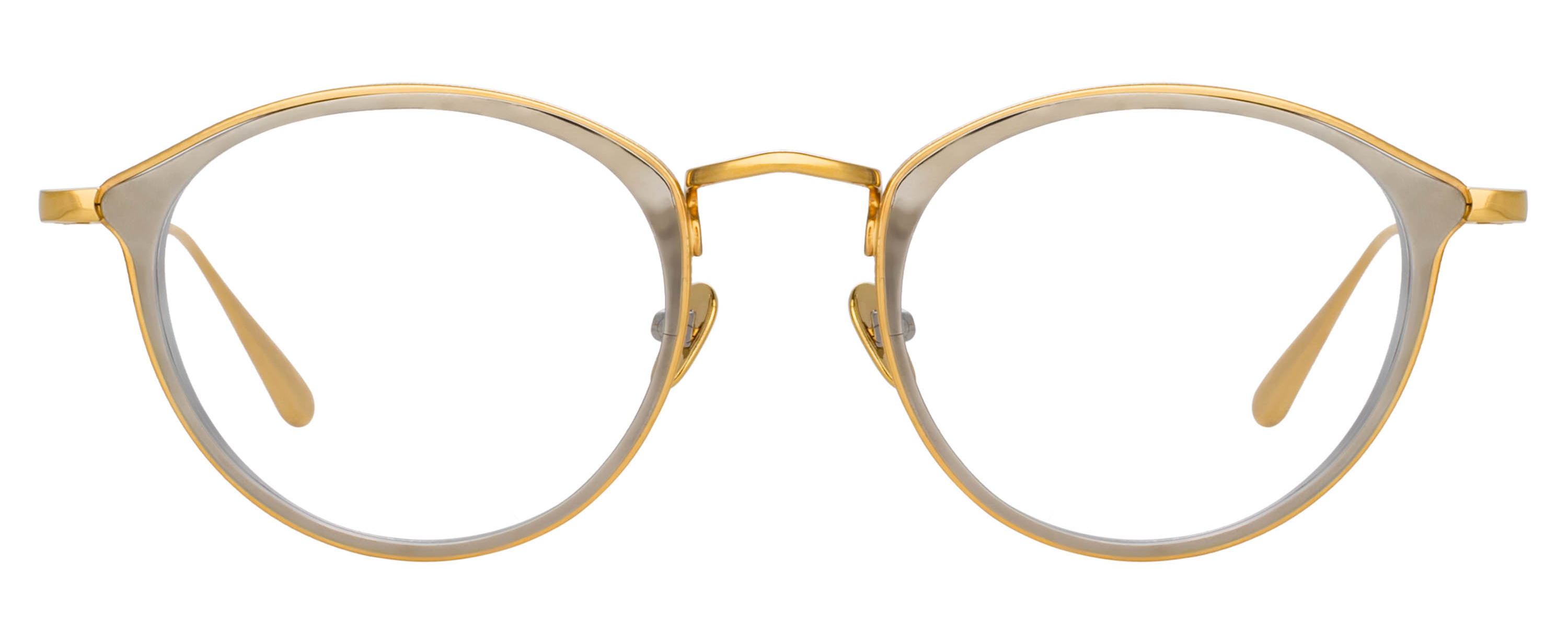 Color_LFL1224C4OPT - Luis Oval Optical Frame in Yellow Gold and White Gold