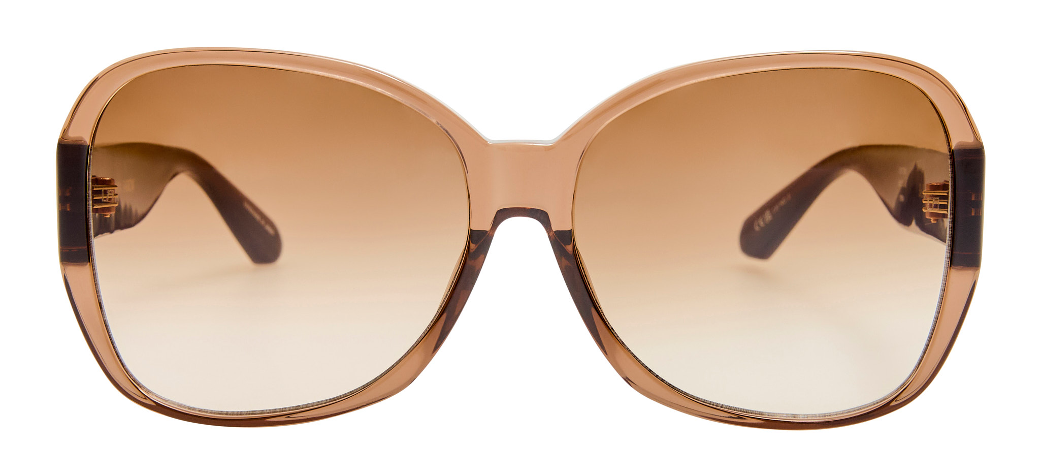 Color_LFL1726C2SUN - Blair Oversized Sunglasses Brown and Mocha Grad