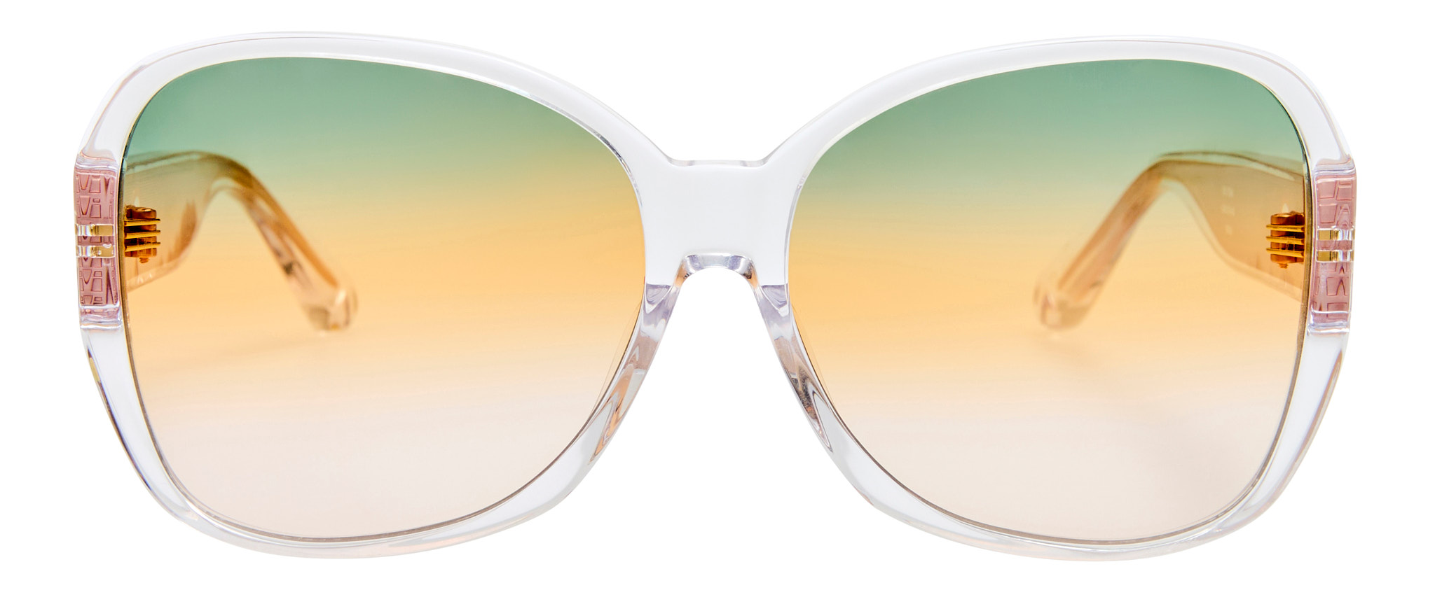 Color_LFL1726C4SUN - Blair Oversized Sunglasses Clear and Frutti Grad